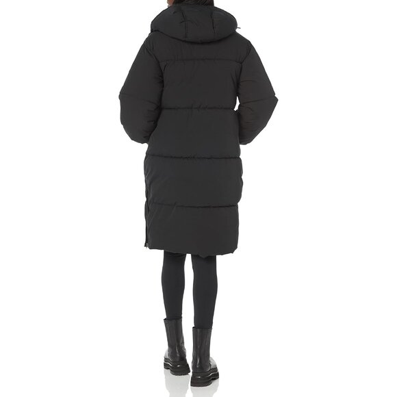 Women's Oversized Long Puffer Jacket Available in Plus Size - Picture 2 of 7